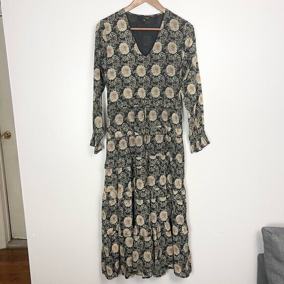 House of Harlow 1960 x Nicole Richie Maxi Dress Long Sleeves Woman’s size XS - Picture 1 of 11